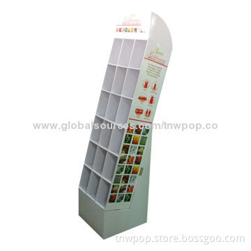 POP Cardboard Floor Display,Eco-friendly Material/Strong, Stable, Easy to Assemble,Can be CustomizedNew